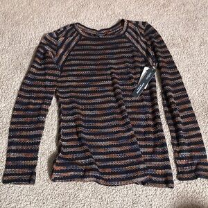 Liverpool Black and Multicolor Knit Top